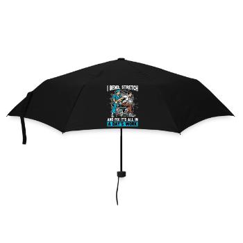 Physical Therapist I Bend Stretch Massage Therapy - Umbrella (small) - black - Front