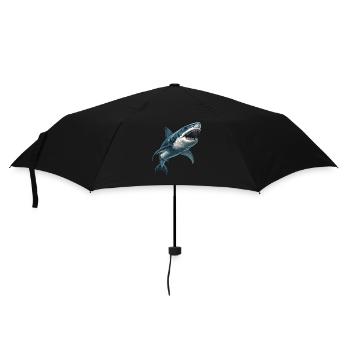 Haie Hai - Regenschirm (klein) - Schwarz - Vorne