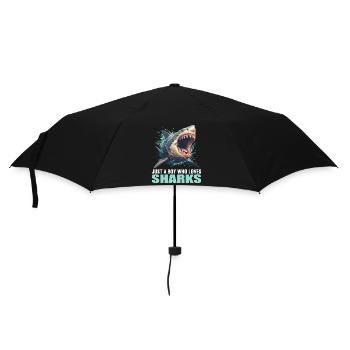 Requins Requin - Parapluie standard - noir - Devant
