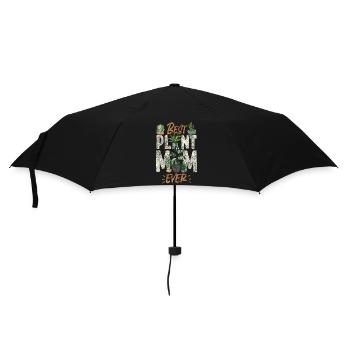 Plant Lover Gardening Mom Best - Umbrella (small) - black - Front