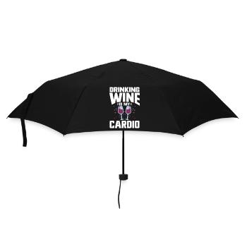 Wine Tasting Funny Wine Lover - Regenschirm (klein) - Schwarz - Vorne