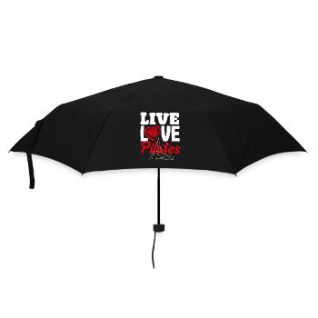 Pilates Live Love Pilates Passion - Parapluie standard - noir - Devant
