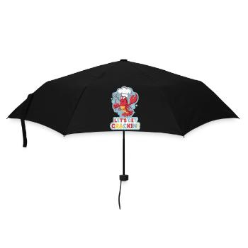 LASS UNS LOSLEGEN - Regenschirm (klein) - Schwarz - Vorne