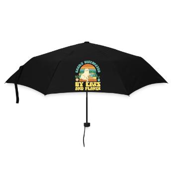 Plant Lover Jardinage Chat Facilement - Parapluie standard - noir - Devant