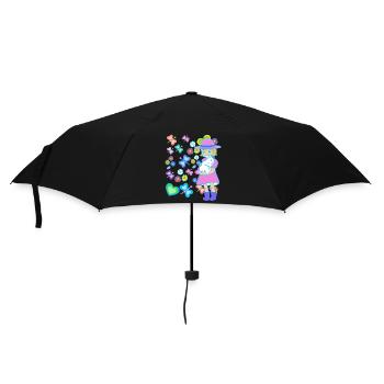 Easter Kids Child Bunny Rabbit Easter Bunny - Umbrella (small) - black - Front