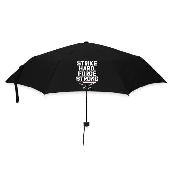 Forge Viking Guerrier Forge nordique Travail du métal - Parapluie standard - noir - Devant