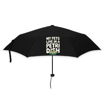 Microscope Enthusiast Lab Technician Science - Umbrella (small) - black - Front