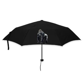 Mountain gorillas Mountain gorilla - Umbrella (small) - black - Front
