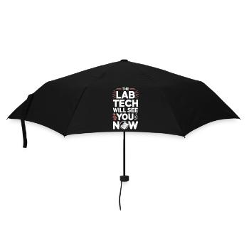 Microscope Enthusiast Lab Technician Science - Umbrella (small) - black - Front