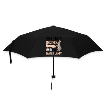 Will Trade Brother For Easter Candy - Umbrella (small) - black - Front
