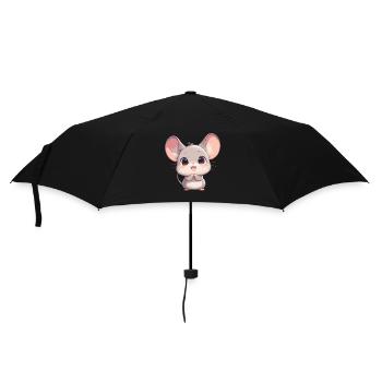 Mäuse Maus - Regenschirm (klein) - Schwarz - Vorne