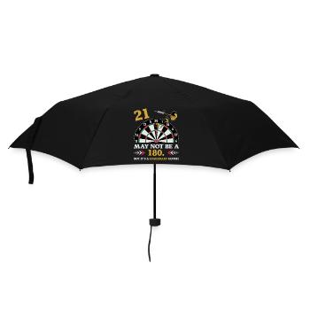Pas 180 mais un classique : les fléchettes du 21e anniversaire - Parapluie standard - noir - Devant