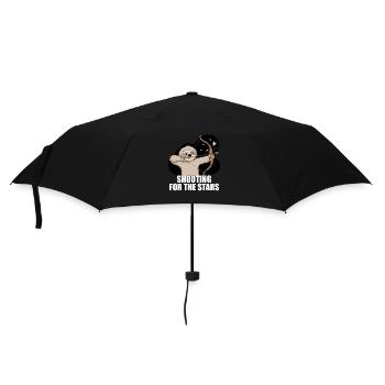 Sagittarius Zodiac Sloth Shooting For The - Umbrella (small) - black - Front