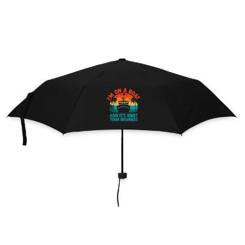 I'm On A Boat And It's Knot Your Business Paddle - Umbrella (small) - black - Front