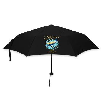 AIRPLANE Capers always on board - Umbrella (small) - black - Front