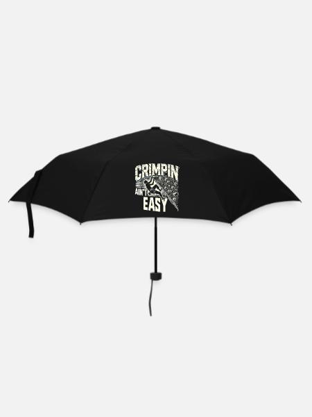 Crimpen ist nicht einfach - Regenschirm (klein) - Schwarz