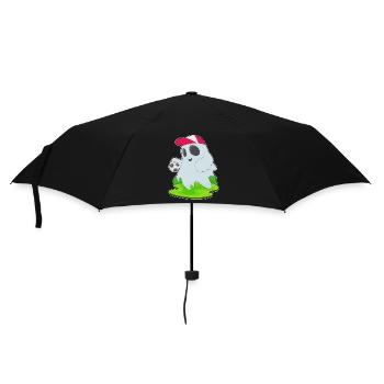 Fantôme Halloween Football - Parapluie standard - noir - Devant