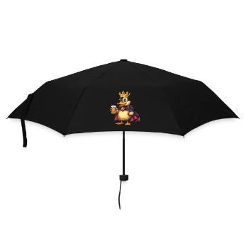 Bière de canard drôle - Parapluie standard - noir - Devant