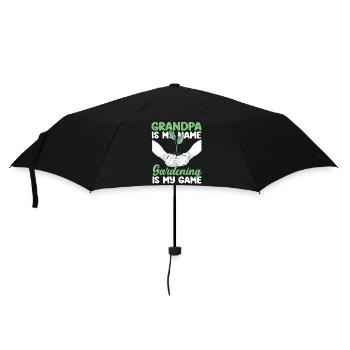 Amoureux des plantes Jardinage Papi - Parapluie standard - noir - Devant