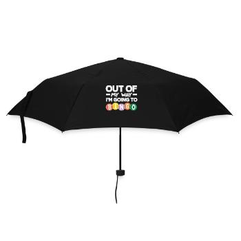 Joueurs de bingo en route pour le bingo - Parapluie standard - noir - Devant
