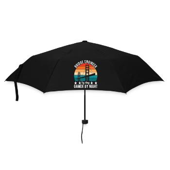 Bridge Engineer Bridge Construction - Umbrella (small) - black - Front