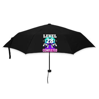 anniversaire de jeu haha comme c’est drôle - Parapluie standard - noir - Devant