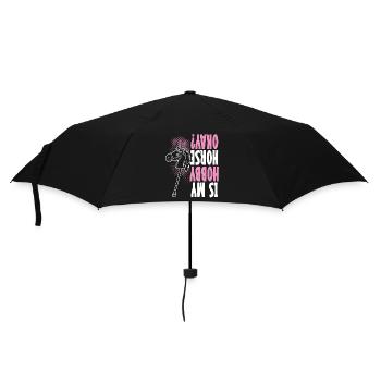 Hobby Horsing Hobby Horse Horse Horse Riding - Umbrella (small) - black - Front