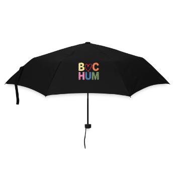 Bochum Bunt Herz - Regenschirm (klein) - Schwarz - Vorne