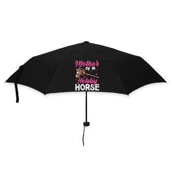 Hobby Horsing Hobby Cheval Cheval Équitation - Parapluie standard - noir - Devant