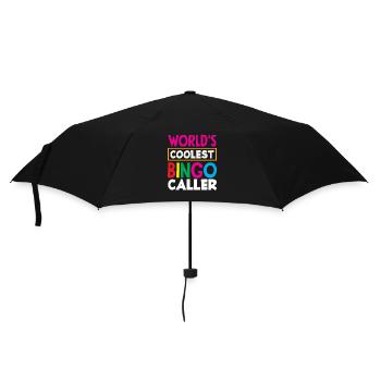 Coolest Bingo Caller for Bingo Players - Umbrella (small) - black - Front