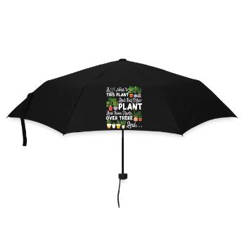 Plant Lover Jardinage Tout ce dont j’ai besoin - Parapluie standard - noir - Devant