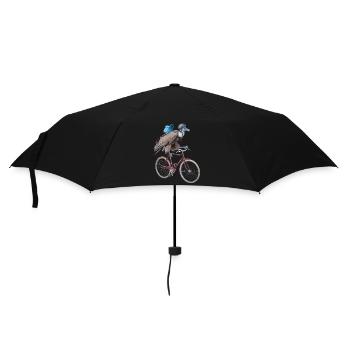 Geier - Regenschirm (klein) - Schwarz - Vorne