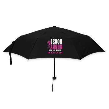 Hobby Horsing Hobby Cheval Cheval Équitation - Parapluie standard - noir - Devant
