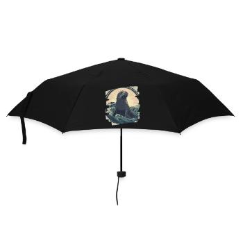 Robbe - Regenschirm (klein) - Schwarz - Vorne