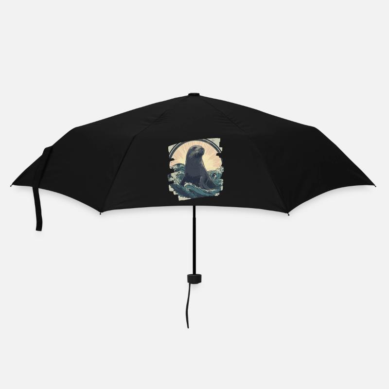 Robbe - Regenschirm (klein) - Schwarz