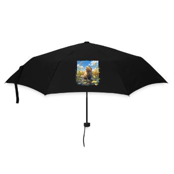 Rat musqué - Parapluie standard - noir - Devant