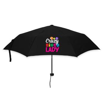 Crazy Bingo Lady Bingo Spieler - Regenschirm (klein) - Schwarz - Vorne