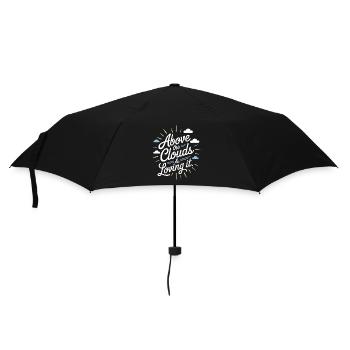 Flugbegleiterin Der Luftfahrtprofi Cabin Crew - Regenschirm (klein) - Schwarz - Vorne