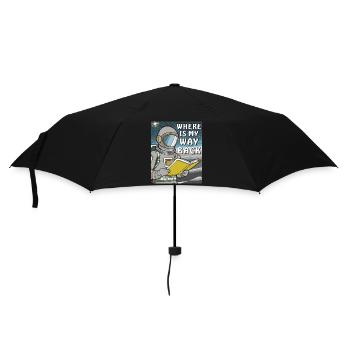 ASTRONAUT BOOK WHERE IS MY WAY BACK - Umbrella (small) - black - Front