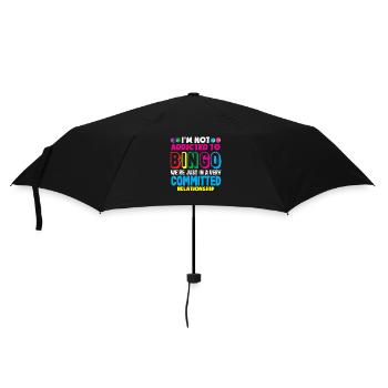 Bingo Spieler Nicht Süchtig Nur Engagiert - Regenschirm (klein) - Schwarz - Vorne