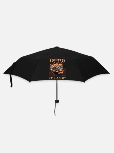 Ghetto Punch - Regenschirm (klein) - Schwarz