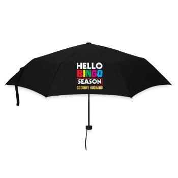 Hallo Bingo Saison Goodbye Husband - Regenschirm (klein) - Schwarz - Vorne