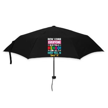 Why is everyone shouting bingo and I'm scolding - Umbrella (small) - black - Front