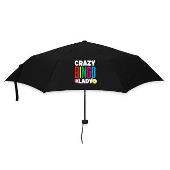 Crazy Bingo Lady Perfect Fun - Umbrella (small) - black - Front