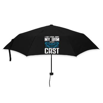 Fishing Design Fish Lover Fisherman - Regenschirm (klein) - Schwarz - Vorne