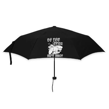 Baker Do You Even Sift Bro - Umbrella (small) - black - Front