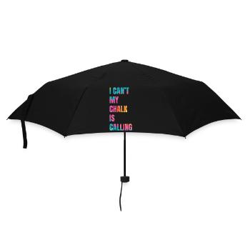Je ne peux pas que ma craie appelle Boulderer - Parapluie standard - noir - Devant