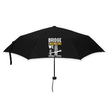 Bridge Engineer Bridge Construction - Umbrella (small) - black - Front