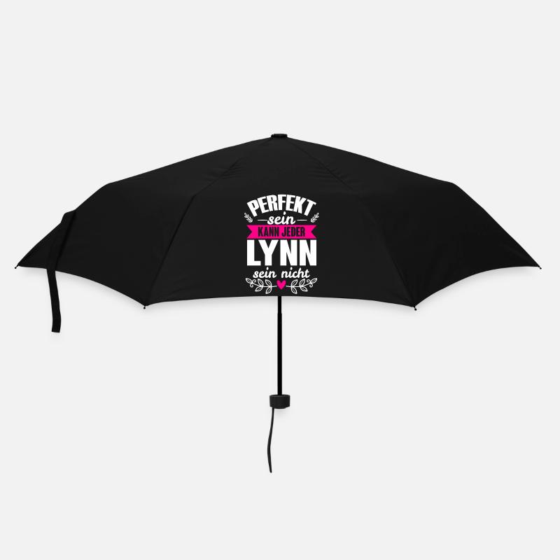 Lynn - Perfekt Sein Kann Jeder Lynn Sein Nicht - Regenschirm (klein) - Schwarz