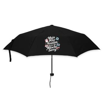 My 90s Costume In The Lingerie Theme Party - Umbrella (small) - black - Front